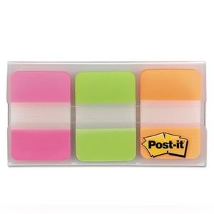 3M Post-it Tabs Flags 66 1 x 1.5” Fluorescent Neon Color Binder Planner Organize